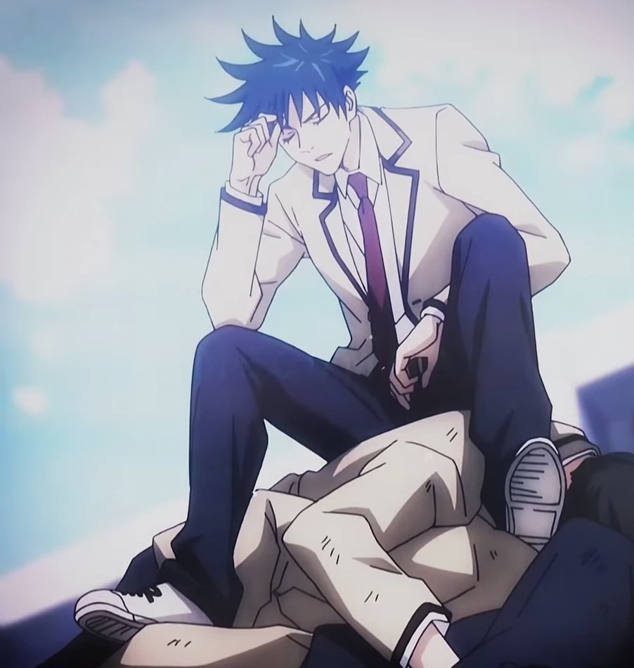 Megumi Fushiguro cuando iba a la escuela