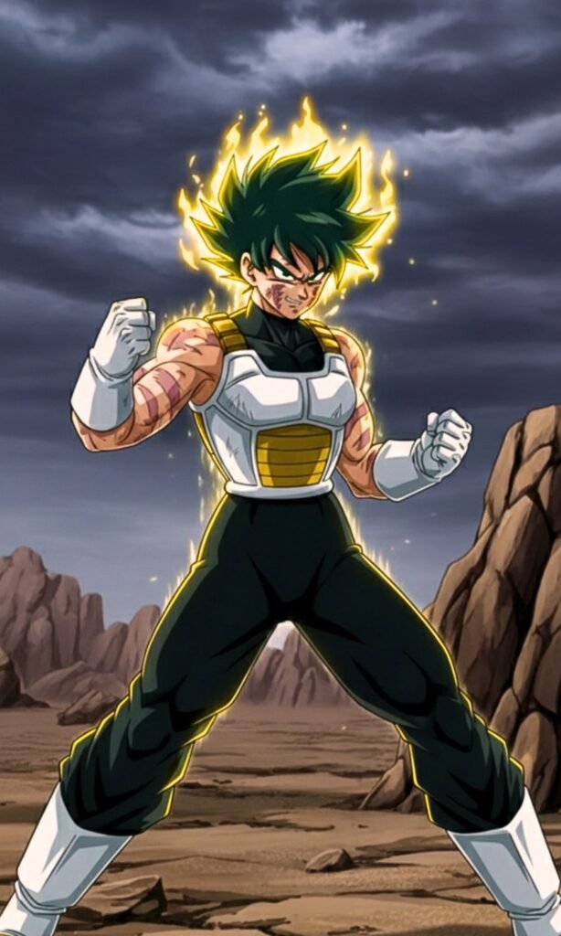 Así se ve Maki Zenin como una super Saiyayin en Dragon Ball gracias a un fanart que nos muestra como se veria.