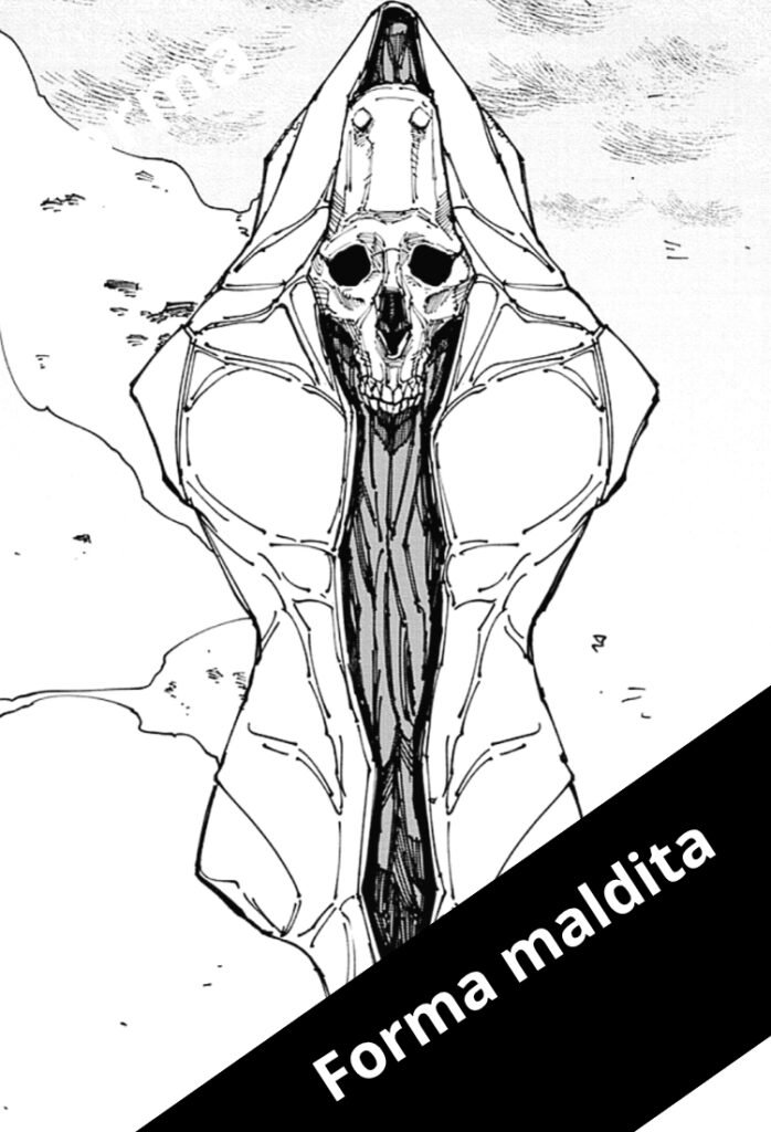 Naoya Zenin en su forma maldita en sus primeras fases.