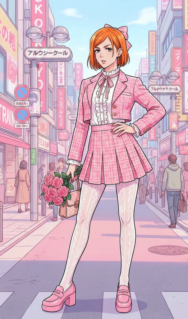 Fanart de Nobara al estilo coquette